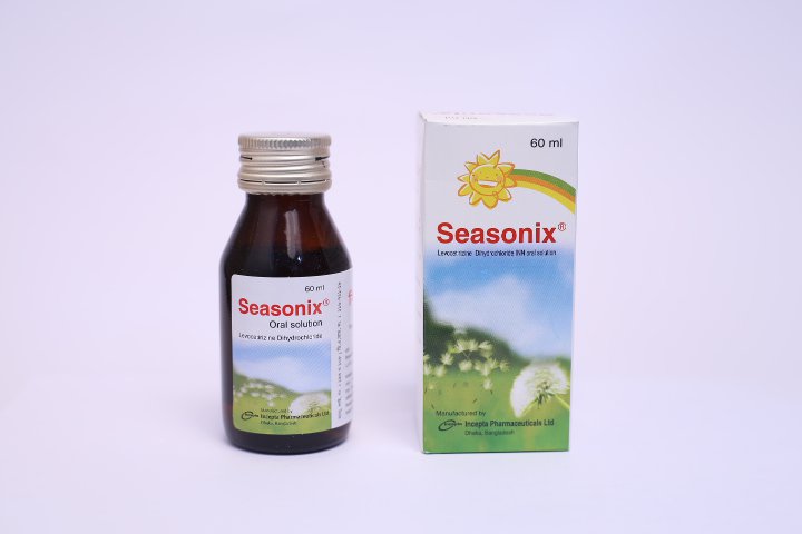 Thuốc điều trị viêm mũi dị ứng Seasonix Oral Solution