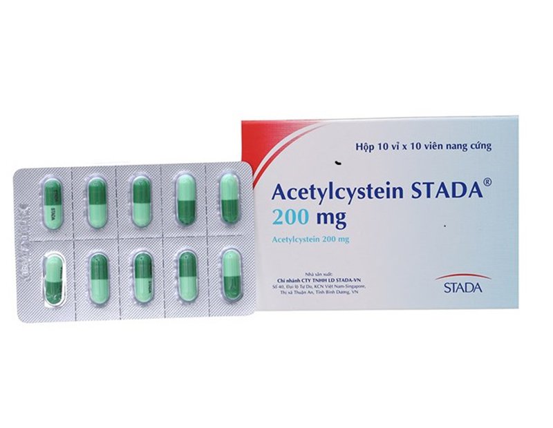 Acetylcysteine là thuốc điều trị long đờm