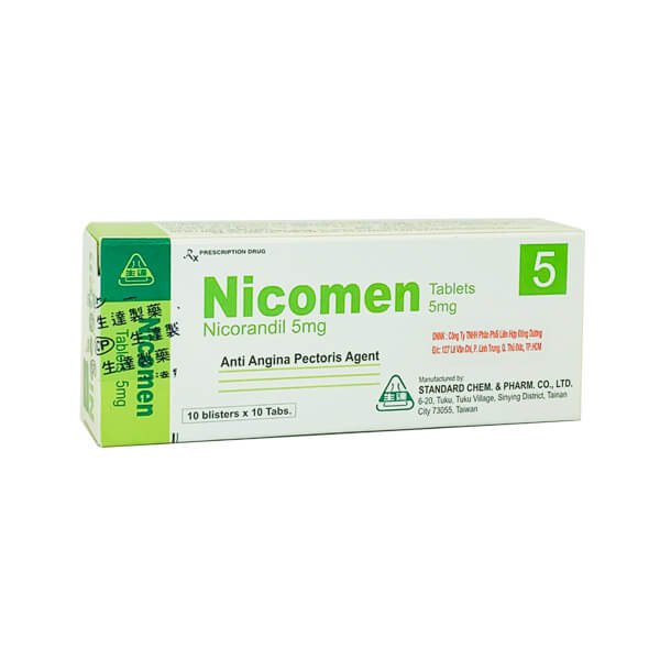 Nicomen 5mg là thuốc gì?