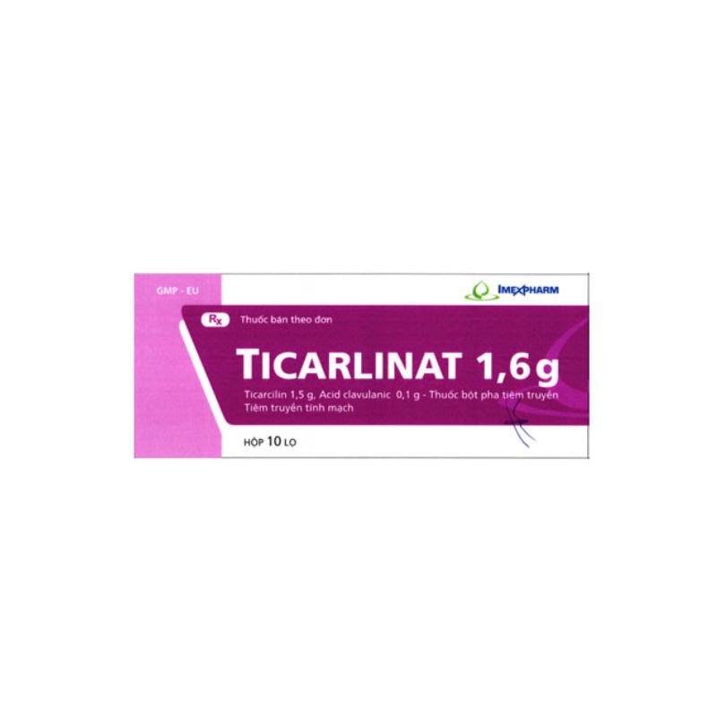 Công dụng thuốc Ticarlinat 1,6g