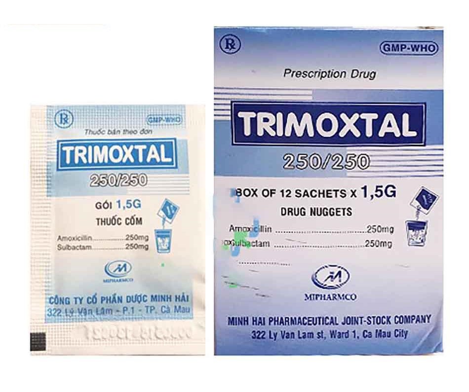 Công dụng thuốc Trimoxtal 250/250