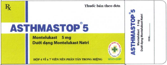 Công dụng thuốc Asthmastop 5