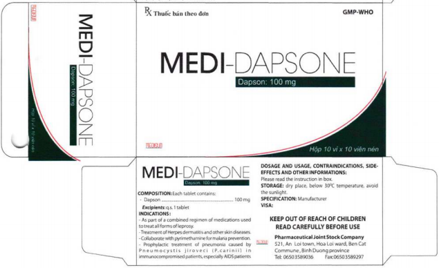 Công dụng thuốc Medi-Dapsone
