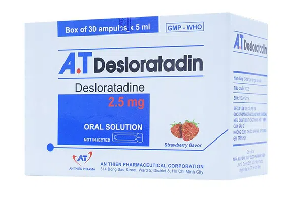 Công dụng thuốc At Desloratadin