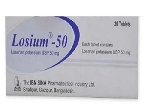 Công dụng thuốc Losium 50