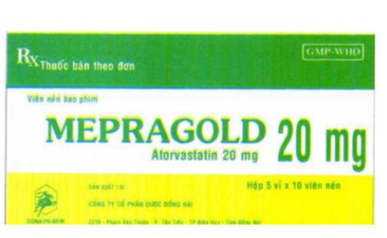 Công dụng thuốc Mepragold 20 mg