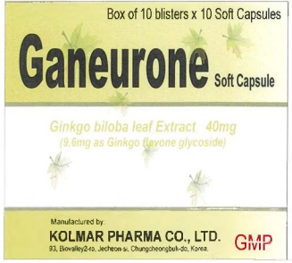 Công dụng thuốc Ganeurone