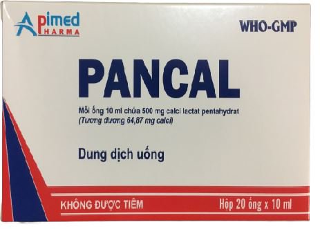 Công dụng thuốc Pancal