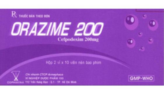 Công dụng thuốc Orazime 200
