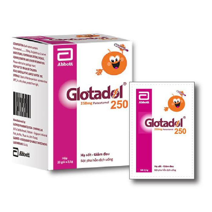 Công dụng thuốc Glotadol 250