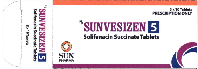 Công dụng thuốc Sunvesizen Tablets 10 mg