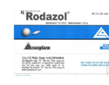 Công dụng thuốc Rodazol