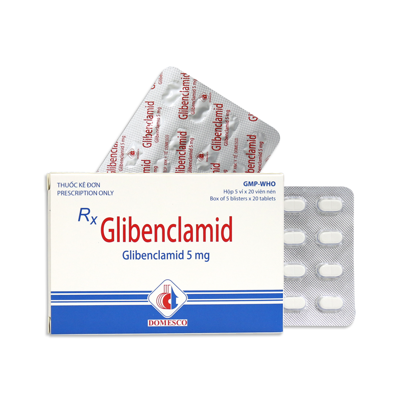 Công dụng thuốc Glibenclamid 5mg