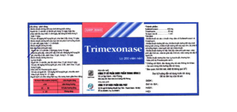 Công dụng thuốc Trimexonase