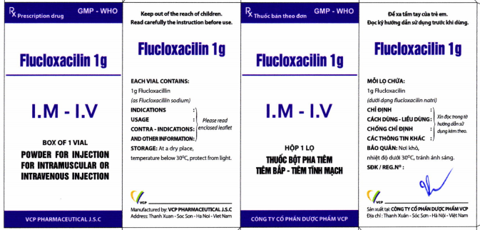 Công dụng thuốc Flucloxacilin 1g