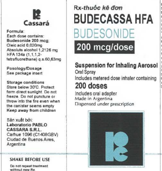 Công dụng thuốc Budecassa HFA