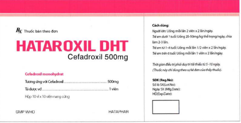 Công dụng thuốc Hataroxil-DHT