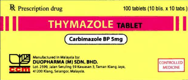 Công dụng thuốc Thymazole