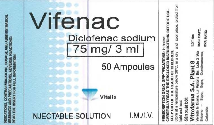 Công dụng thuốc Vifenac 75mg/3ml