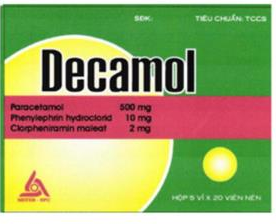 Công dụng thuốc Decamol