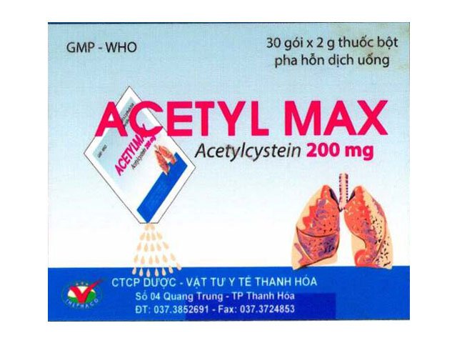 Công dụng thuốc Acetyl Max