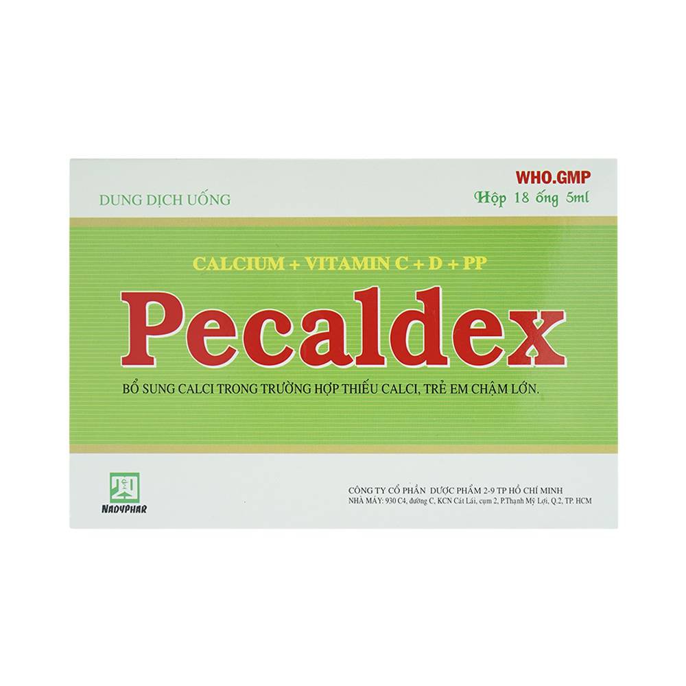 Công dụng thuốc Pecaldex