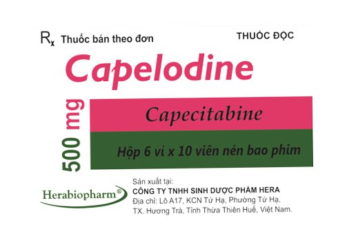 Công dụng thuốc Capelodine