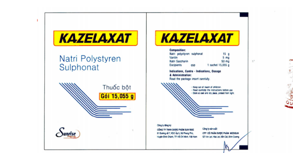 Công dụng thuốc Kazelaxat