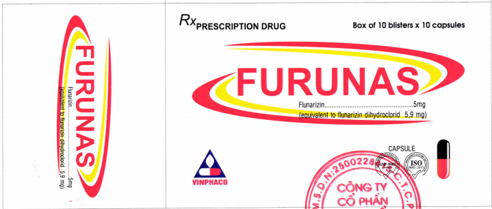 Công dụng thuốc Furunas