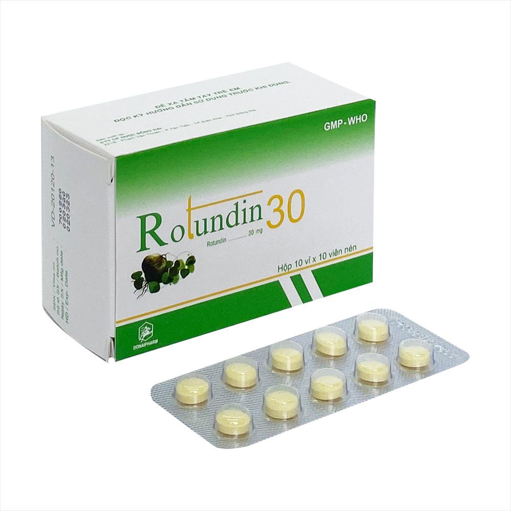 Liều dùng thuốc Rotundin 30mg