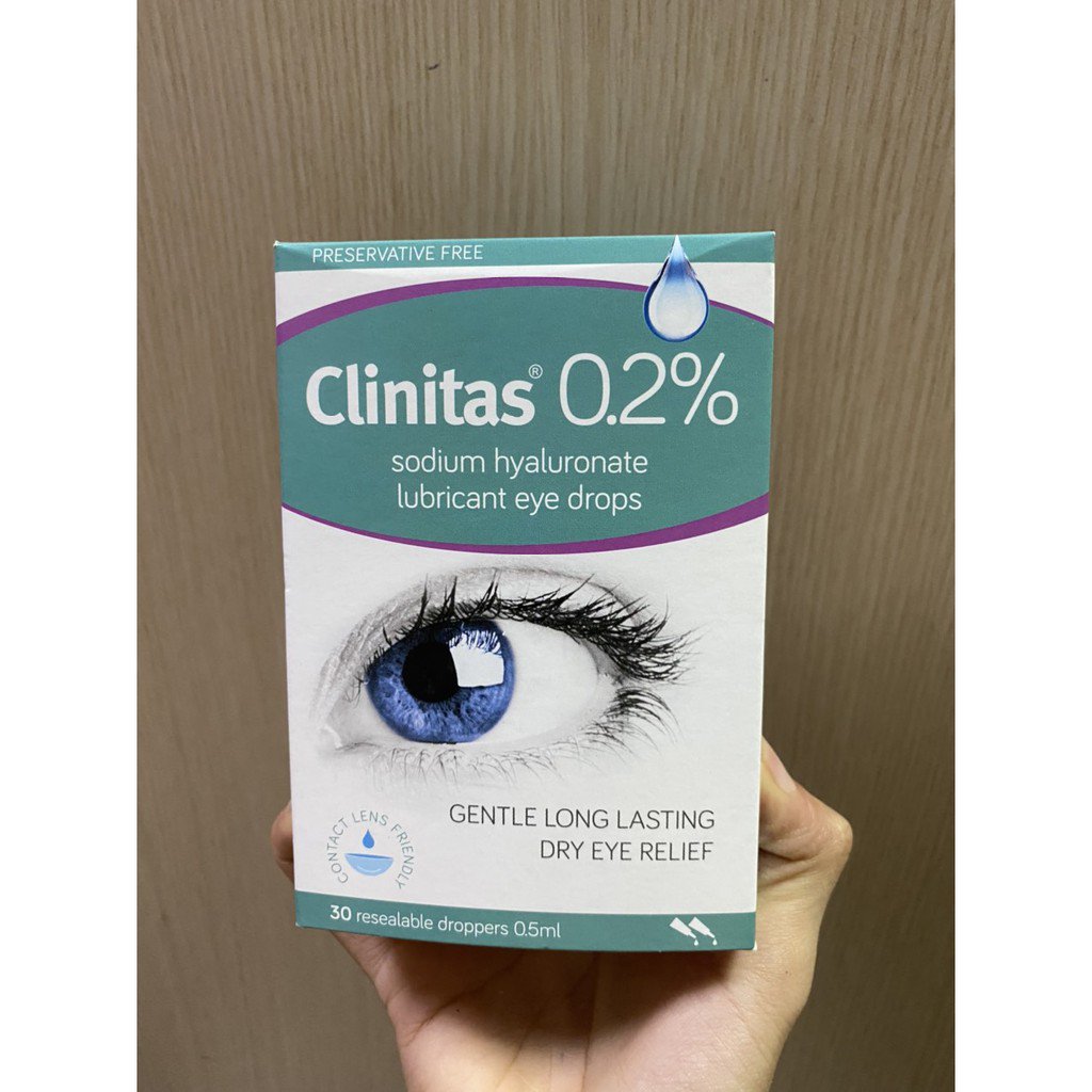 Tác dụng của dung dịch nhỏ mắt Clinitas 0 2