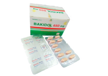 Công dụng thuốc Bakidol 650mg