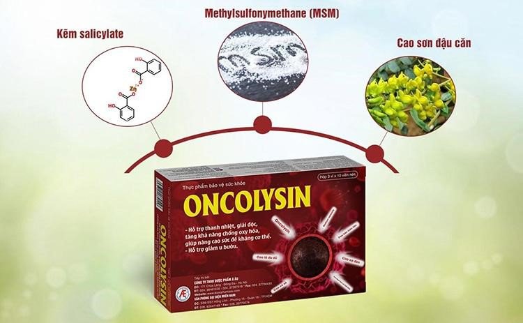Oncolysin – Giúp phòng ngừa và hỗ trợ điều trị ung bướu