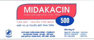 Công dụng thuốc Midakacin 500