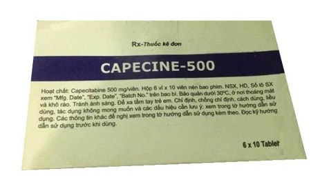Công dụng thuốc Capecine 500
