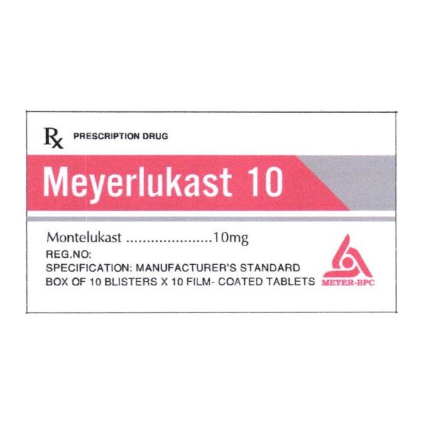 Công dụng thuốc Meyerlukast 10