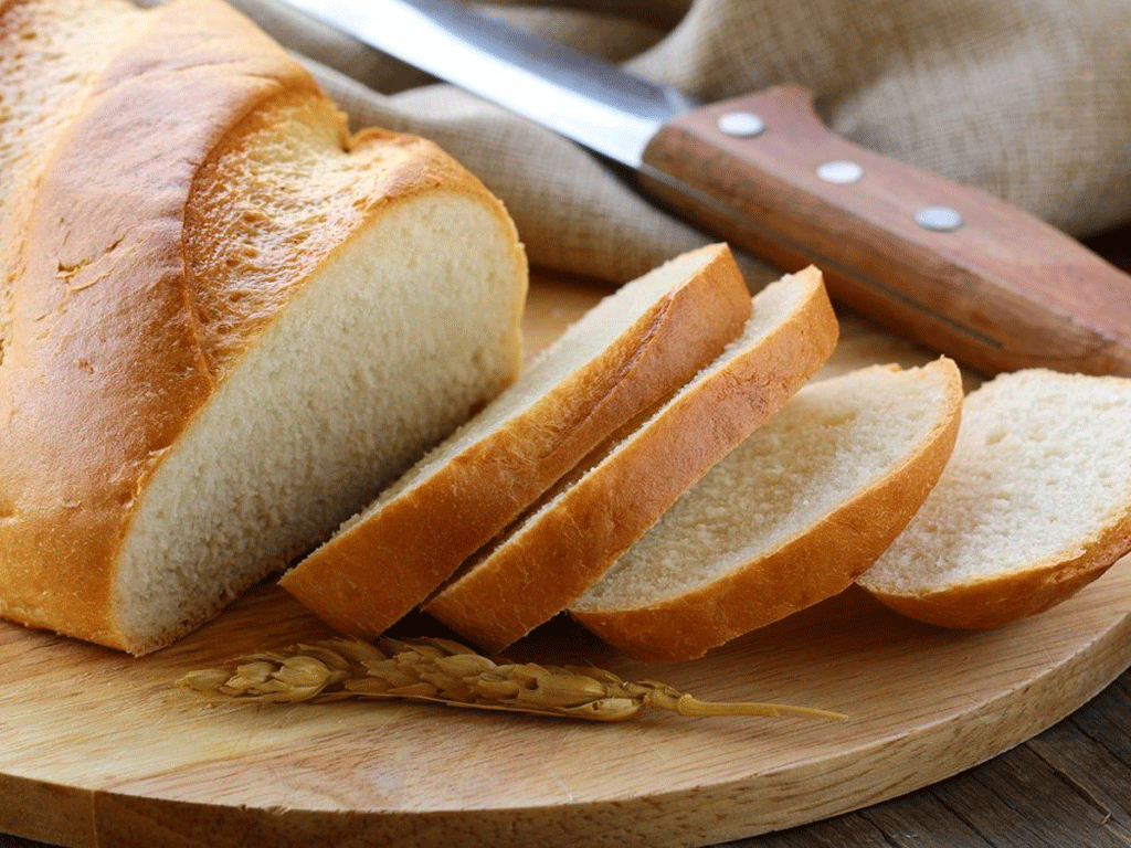 Quá nhiều bánh mì trắng làm bạn béo bụng?